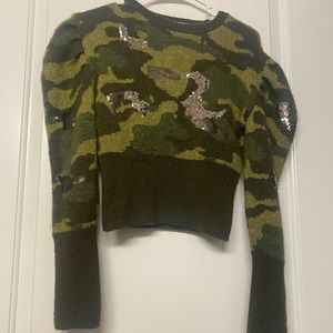 Zara Camo Sweater